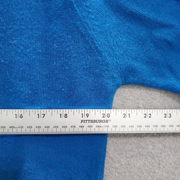 VINTAGE Carroll & Company Men Sweater Small Blue 100% Lambswool Munrospun READ - Picture 5 of 7